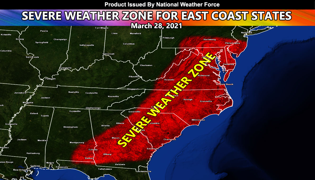 Dynamical Weather Discussion East Coast Severe Weather Event For